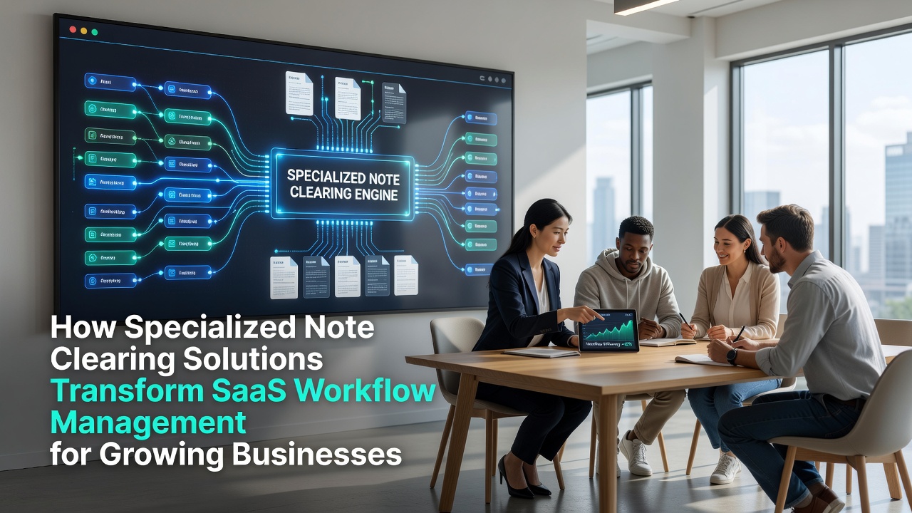 How Specialized Note Clearing Solutions Transform SaaS Workflow Management for Growing Businesses