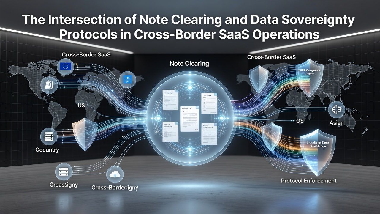 The Intersection of Note Clearing and Data Sovereignty Protocols in Cross-Border SaaS Operations